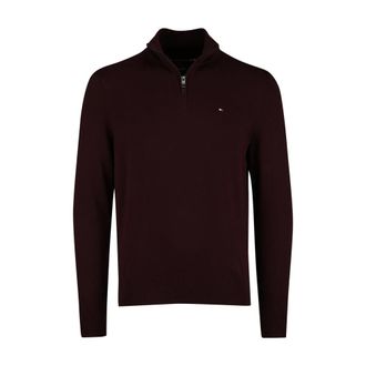 Tommy Hilfiger Heren, Truien, Bruin, Maat: S Katoen