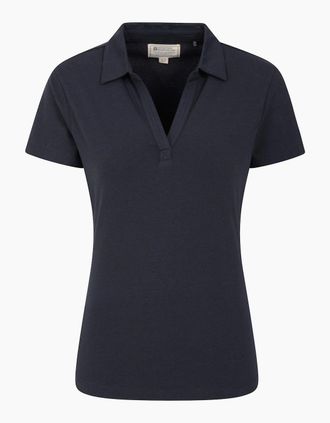 Mountain Warehouse Womens Mountain Warehouse Womens/Ladies UV Protection Polo Shirt - Navy - Size: 14