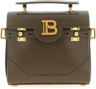 Balmain B-Buzz 23 Borse A Mano Marrone-Donna