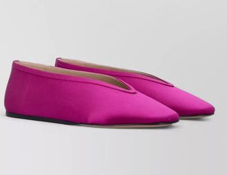 Le Monde Beryl luna satin pointed toe ballet flats