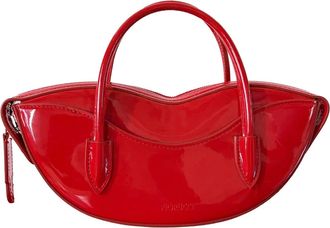 Fiorucci Compact Nude Vinyl Lips-Shaped Tote Bag