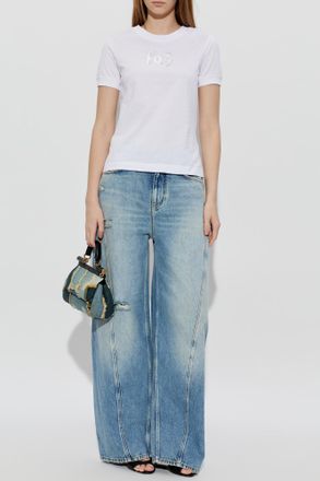 Dolce & Gabbana Jeans With Seam Detailing On The Legs, Womens, Blue