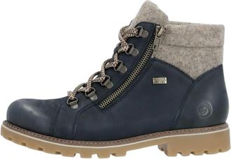 Remonte Veterschoen - Dames - Schoenen - Blauw - Maat: 37 EU Leer