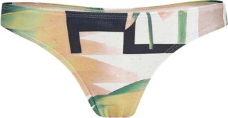 Lygia & Nanny floral-print bikini briefs - women - Elastane/Polyamide - 40 - White