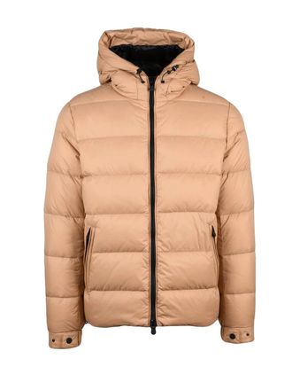 People of Shibuya Abaka Down Jacket With Hood And Horizontal Quilting