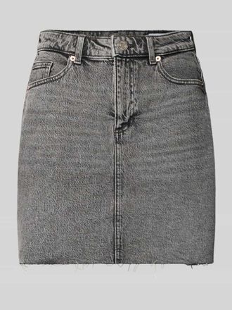 Vero Moda Regular Fit Jeansrock aus Baumwoll-Mix Modell TESSA in Mittelgrau, Gr&ouml;&szlig;e XL