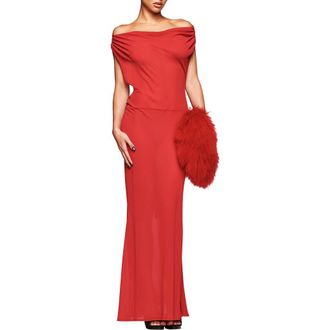 I.AM.GIA Kahlo Off-the-Shoulder Cocktail Dress in Red at Nordstrom, Size Xx-Small