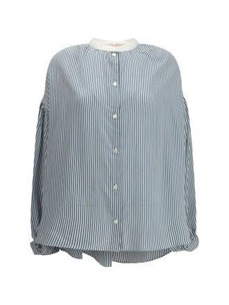Kristina Ti Striped Shirt With Wide Sleeves