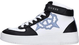 Guess Schoenen, Dames, Wit, 36 EU, Leer, Leren Sneaker