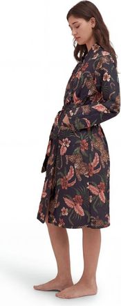 Desmond & Dempsey Quilted Robe in Soleia Navy at Nordstrom, Size X-Large Uk