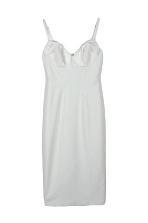 Elisabetta Franchi Sheath Dress - White