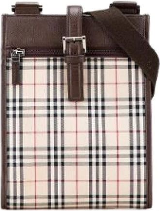 Burberry Pre-owned Cross Body Bags, female, Brown, Size: ONE SIZE Pre-owned Vintage Crossbody Bag