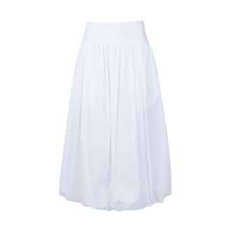 ottod'Ame Midi Skirts, female, White, Size: 2XS Gonna lunga a palloncino