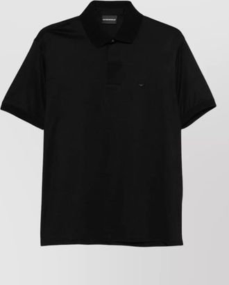 Emporio Armani cotton polo shirt short sleeves collar