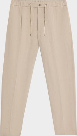 Giorgio Armani Linen Drawstring Pants