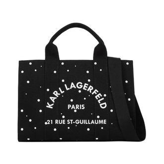Karl Lagerfeld Dames, Tassen, Zwart, Maat: ONE Size Katoen