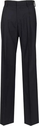 Sartoria Latorre Broeken - Dames - Straight fit broeken - Zwart - XS - Wol - Broeken