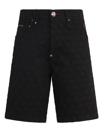 Philipp Plein Formentera Fit Shorts Embroidery Monogram