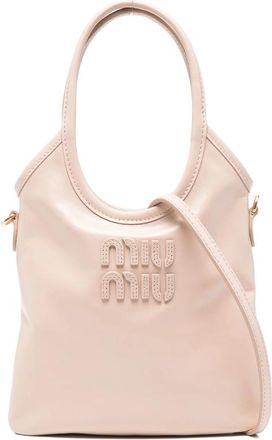 Miu Miu Logo-embossed Tote Bag