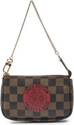 Louis Vuitton Pre-owned Womens Mini Pochette Accessoires Pouch - Brown - One Size