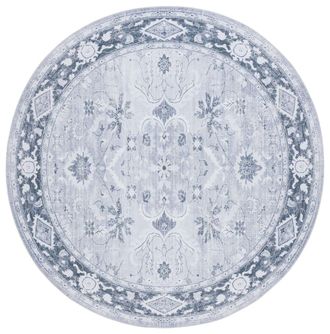 Safavieh Alfombra poli&eacute;ster grigio chiaro/grigio verde 183 x 183 cm