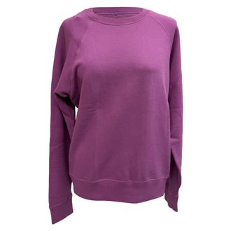 Tom Ford Raglan Sleeve Sweatshirt in Violet Cotton