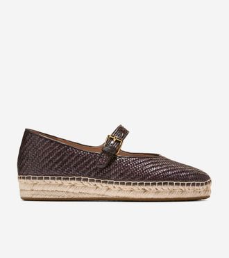 Cole Haan Womens Cloudfeel Asbury Mary Jane Ballet Flats - Brown Size 10.5