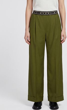 Marni Pantaloni palazzo in lana vergine