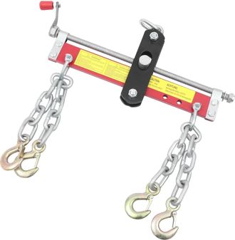 OEM Posicionador De Gr&uacute;a Para Taller, Capacidad De Carga De 900 Kg, Construcci&oacute;n De Acero Resistente, Color Rojo