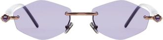 Kuboraum Maske P60 - Bronze Sunglasses