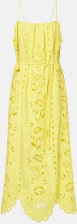 Farm Rio Abito lungo Richelieu in misto lino