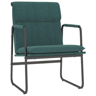vidaXL Sill&oacute;n De Relax Tela Verde Oscuro 55x64x80 Cm Vidaxl