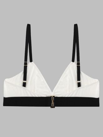 Tom Ford Logo-Detailed Modal Bralette - White