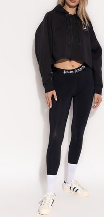 adidas ADIDAS By Stella McCartney Loose-fit Hoodie, Womens, Black
