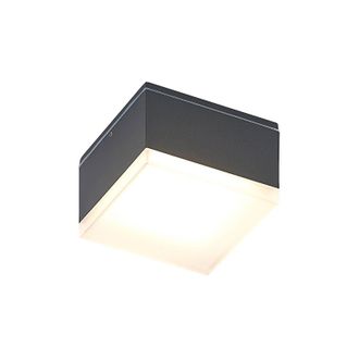 Lindby Lindby - L&aacute;mparas De Techo Led mathea En Negro Aluminio