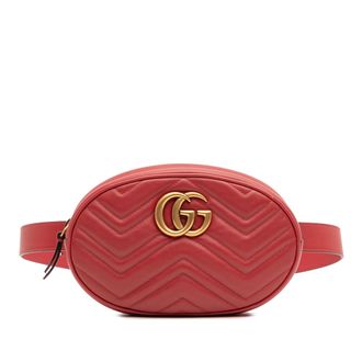 Gucci Marmont Heuptas Gequilt Leder