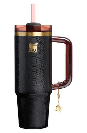 Stanley The Quencher Luxe 2.0 FlowState 30-Ounce Tumbler in Black 2.0 Snakeskin at Nordstrom