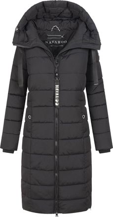 Navahoo Mondm&auml;dchen dames wintermantel met capuchon en fleecevoering