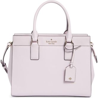 Kate Spade New York cameron medium leather satchel in Pale Amethyst at Nordstrom Rack