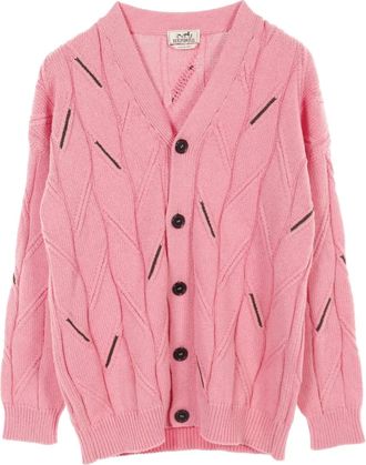 Hermès Cardigan anni 2010 - Rosa
