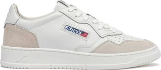 Autry Medalist Low Sneakers - Heren - Schoenen - Wit - Maat: 41 EU Katoen