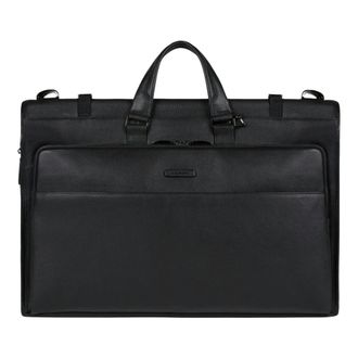 Piquadro Modus Special Kledingtas - Heren - Weekendtassen - Zwart - ONE Size - Leer - Tassen