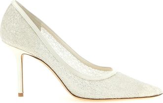 Jimmy Choo London Schoenen, Dames, Wit, 39 1/2 EU, Leer, Love 85 Pumps