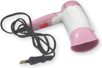 Trade Shop Fono Mini Secador De Pelo Sonar 1200 Vatios Viaje Deporte Plegable Hogar