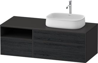 Duravit Duravit - Lavabo Consola Zencha, 1300x550mm, 2 Extra&iacute;bles, 1 Caj&oacute;n
