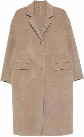 Ermanno Scervino Dubbelrijige wollen mix jas - Dames - Mantel - Grijs - XS - Wol - Jassen
