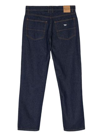 Maison Kitsun&eacute; Straight-Leg Denim Jeans - Indigo