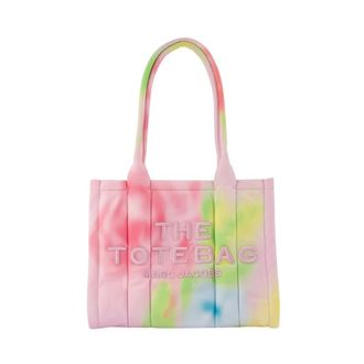 Marc Jacobs Borsa Tote Media Imbottita in Nylon con Fiore Sfocato - - Bags - Donna - Rosa - ONE SIZE