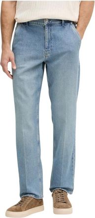 Michael Kors Finn Straight Jeans - Heren - Regular Fit Jeans - Blauw - W34 L30 - Katoen - Jeans