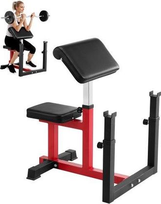 OEM Banco De Pesas Con Extensi&oacute;n De Piernas, Bancos De Entrenamiento De Fuerza, Carga M&aacute;xima 200 Kg, Para Gimnasio En Casa, Estaci&oacute;n De B&iacute;ceps Con Mancuer
